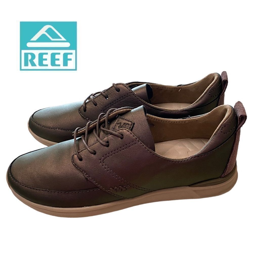 REEF Rover Low LE Burgundy RF0A3OMM Leather Shoes NEW 6
